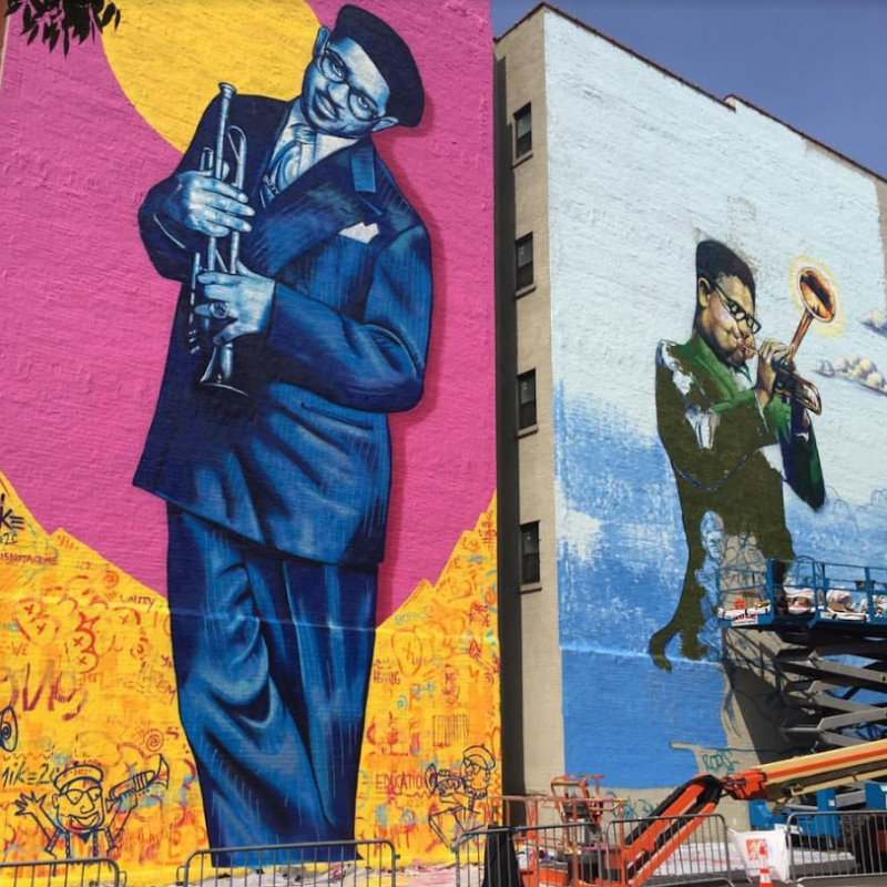 Harlem double mural